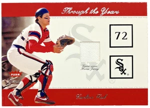 Carlton Fisk 2002 Grandes del Juego a través de los años Nivel 1 #6 Medias Blancas - Imagen 1 de 2