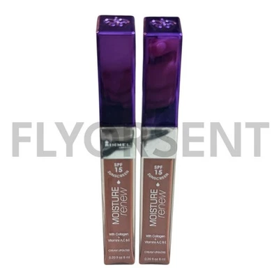 X2 Rimmel Moisture Renew 120 Hydra Beige SPF 15 NWOB - Image 1 of 2