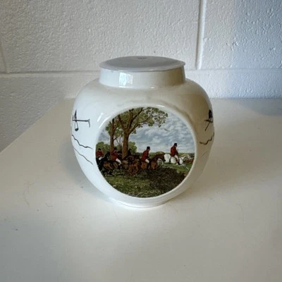 Burgess & Leigh LTD England Tea Caddy Hunting Scenes By John F Herring - Image 1 of 3