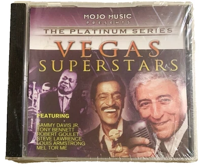 Vegas Superstars CD Sammy Davis Mel Torme Bing Crosby Louis Armstrong - Imagem 1 de 4