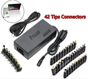 96W Universal Laptop Power Supply Charger Adapter w/ 42 Tips Notebook Charger - Picture 1 of 13