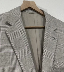 Blazer Ralph Lauren Etiqueta Púrpura Pata de Gallo Gris Púrpura 42 Largo 100% Cachemira - Imagen 1 de 22