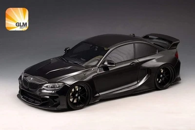 BMW M235 Darwinpro MTC 2015 modelos GLM velas negras carrocería ancha negro 1:18 Foto 1 de 4