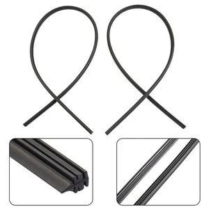 2X Auto Accessories 26 6mm Car Silicone Windshield Frameless Wiper Blade Refill - Bild 1 von 24
