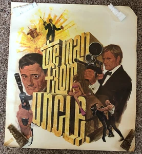 Classic TV Show The Man from U.N.C.L.E. 24" x 21" Poster Vintage - Picture 1 of 10