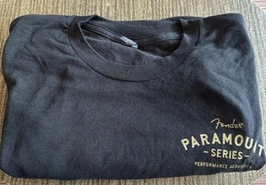Fender Paramount Series Official Performance Acoustic Guitar T-shirt Sz XL - Picture 1 of 6