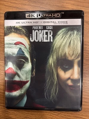 ДЖОКЕР: FOLIE A DEUX 4K UHD Blu-ray Хоакин Феникс Леди Гага как новый неиспользованный - Изображение 1 из 2