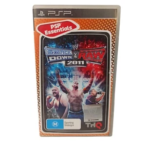 PSP WWE Smackdown Vs Raw 2011 Sony Portable Video Game Wrestling Box Manual Only - Picture 1 of 12