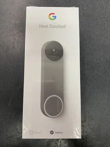 NEW Google Nest GA02076-US Video Doorbell - Ash - Picture 1 of 2