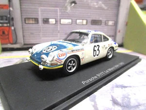 PORSCHE 911 S/T 24h Le Mans 1969 #63 Mazzia Mauroy Touropa Esso Spark 1:43 - Foto 1 di 6
