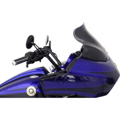 Klock Werks 12" Dark Smoke Flare Windshield for 1998-2013 Harley Road Glide FLTR - Image 1 of 2