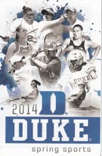 Duke Blue Devils Olympic Sports cards & pocket schedules (pick from list)