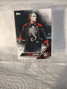 2016 TOPPS WWE THEN NOW FOREVER STING #101 DVD PROMO VERY RARE N SEALED