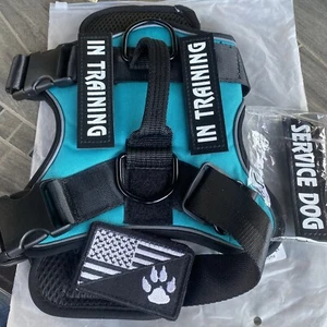 Demigreat Service Dog Harness, Reflective Dog Vest Harness with 5 PCS Patches, A - Picture 1 of 10