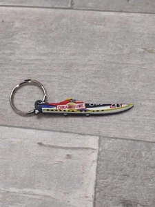 Drambuie On Ice keychain - Scotch whiskey liqueur - VINTAGE Boat Racing  - Picture 1 of 2