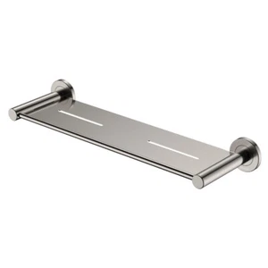 New Fienza Metal Shower Shelf Brushed Nickel 450mm Kaya 82807BN - Picture 1 of 2