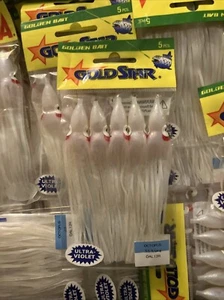 Silver Horde Squid (Octopus 3.5) (4¼”) 5/pkg. Ultra Violet OAL 12R. Purple Haze - Picture 1 of 7