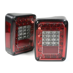 Rugged Ridge Led Tail Light Set Smoke Fits 07-18 Jeep Wrangler - Picture 1 of 10