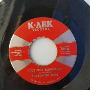 The Lowery Bros. – I've Got Memories / Say Goodbye K-ARK Country Honky Tonk Q - Picture 1 of 4