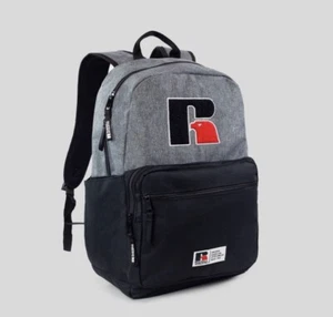 🔥NWT🔥 Russell Athletic 18” Backpack, Grey/Black - Picture 1 of 9