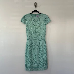 JS Collections Women Ribbon Soutache Dress Size 4 Cocktail Party Mother of Bride - Picture 1 of 12