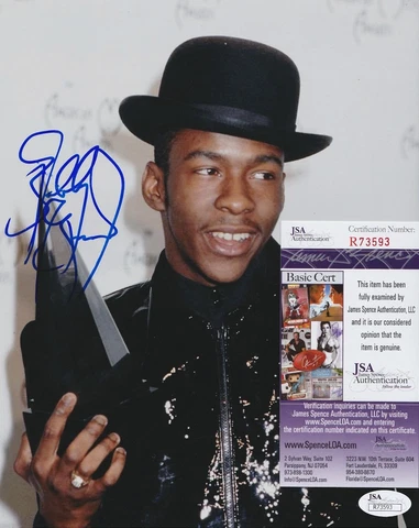 Bobby Brown Signed 8x10 Photo w/ JSA COA #R73593 New Edition Whitney Houston Cover