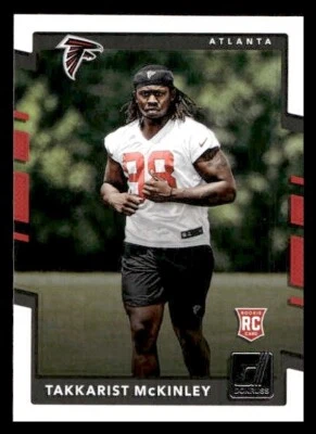 2017 Donruss #400 Takkarist McKinley Rookie Atlanta Falcons - Image 1 of 2