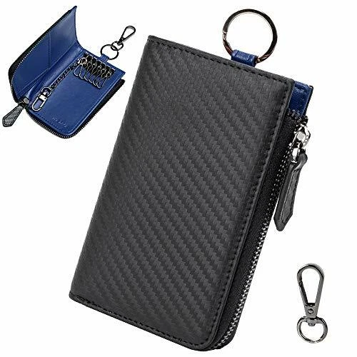 Estuche para llaves ARIALK para hombres Estuche para tarjetas Estuche para llaves inteligentes Estuche para llaves de coche Cuero de carbono Foto 1 de 1