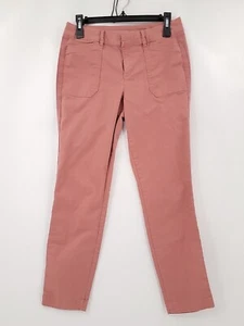 Old Navy Pixie Chino Skinny Pants Womens Adult Size 6 30x26 Salmon Solid - Picture 1 of 8