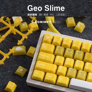Juego de teclas Hififox x Domikey Geo Slime Cherry Profile ABS Doubleshots para kb - Imagen 1 de 7