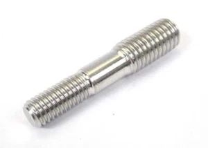 Lambretta stepped stud crankcase swan-neck 10mm to 8mm - 20x11x17mm Stainless MB - Picture 1 of 1