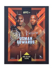 A3 UFC Poster Signed by Leon Edwards 100% Authentic + COA