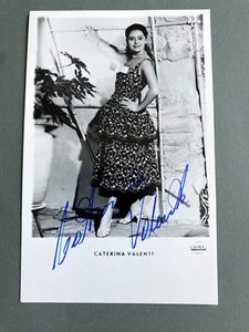 CATERINA VALENTE signed seltene Autogrammkarte 9x14 Autogramm - Picture 1 of 2