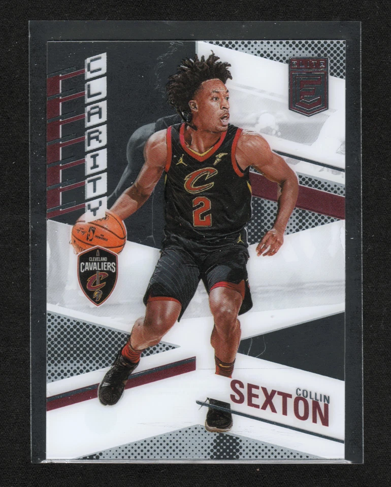Collin Sexton 2021-22 Donruss Elite Clarity Acetate Clear Cleveland Cavaliers - Image 1 of 2