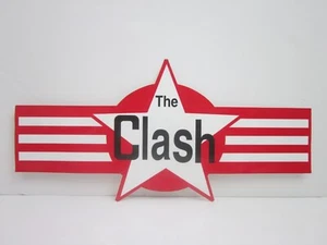 Rare Vintage THE CLASH Record Store Promotional Decal Sticker New Old Stock - Picture 1 of 8