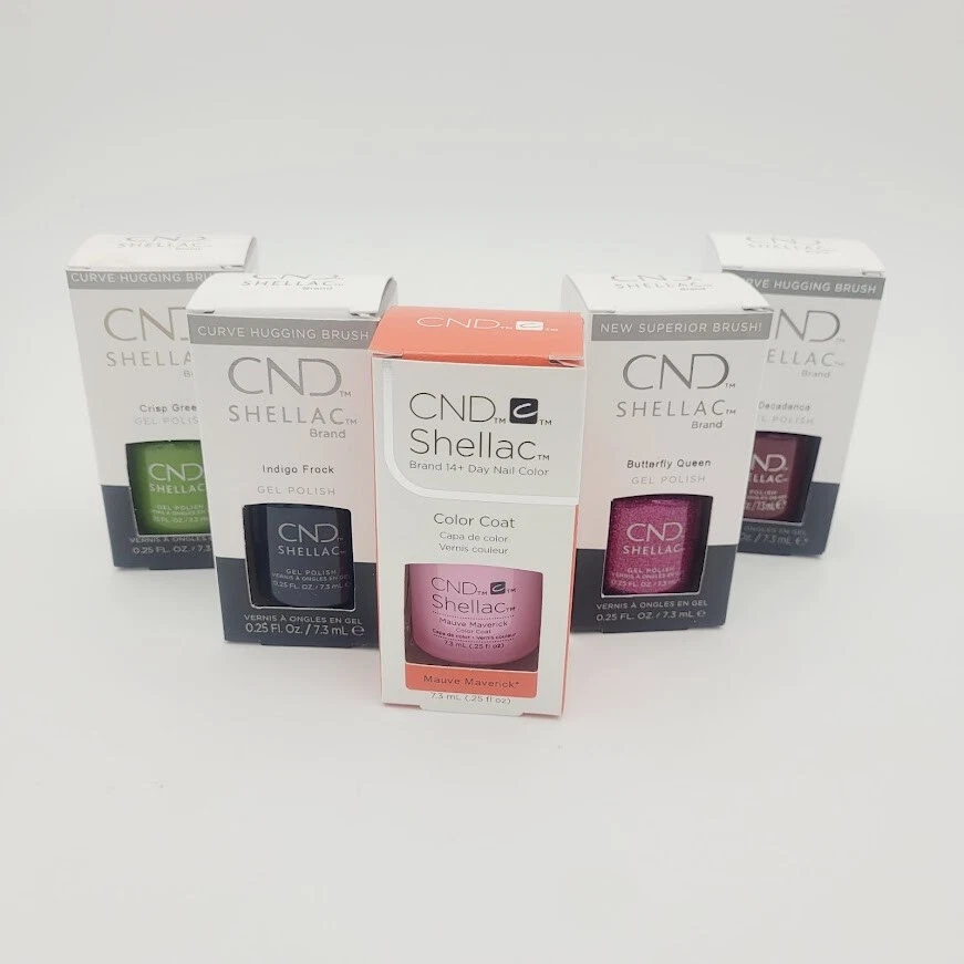 CND Shellac - Pick Your Colour - E-L - Top, Base Coat, DURAFORCE, XPRESS5 - Image 1 of 1