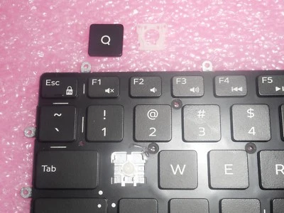 SINGLE KEY CAP+CLIP FOR DELL INSPIRON 15 5567 3NVJK PK131Q04B00 MODEL: SN7251BL - Image 1 of 2