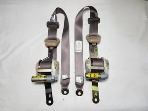 1998 - 1999 Toyota Camry Drivers & Passengers Front Seat Belts (OEM) Beige - Picture 1 of 9