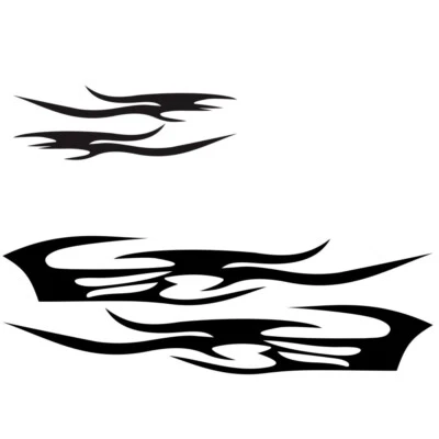 4 piezas calcomanías adhesivas para capó de coche carrocería faldones laterales gráficos vinilo hágalo usted mismo accesorios para automóvil Foto 1 de 4