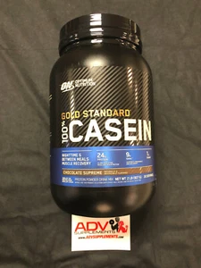 OPTIMUM NUTRITION GOLD STANDARD 100% CASEIN 2LB DISCOUNTED SLOW DIGESTING NEW - Picture 1 of 1