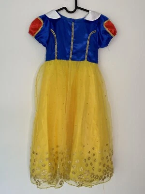 Snow White dress halloween costume girls sz 5 - Image 1 of 4