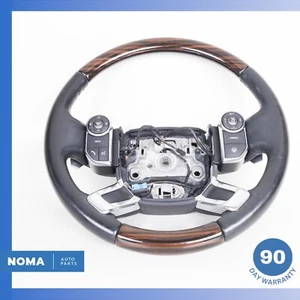 13-22 Land Rover Range Rover L405 Leather Steering Wheel Black w/ Switches OEM - Picture 1 of 17