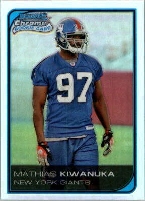 2006 2006 Bowman Chrome Refractors #250 Mathias Kiwanuka - NM-MT - Image 1 of 2