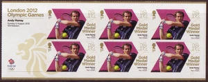 Gran Bretaña Londres 2012 Andy Murray, Tenis Hoja Miniatura Um.mnh Olimpiadas - Imagen 1 de 1