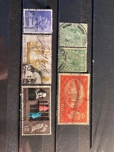6 used British Queen stamps, good for collection, $2.00 only, discount shipping! - Picture 1 of 1