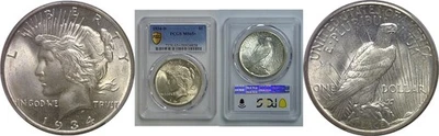 1934-D $1 Peace Dollar - PCGS MS-65+ - Image 1 of 3