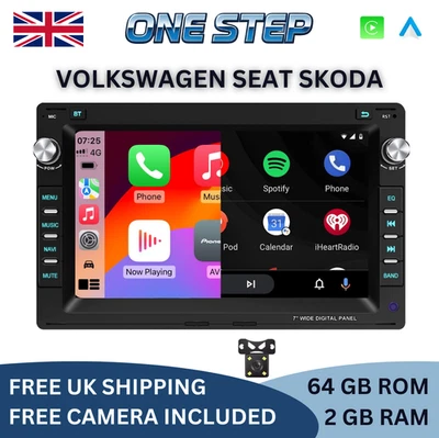 VOLKSWAGEN T4 T5 TRANSPORTER Startline CarPlay Android Auto Head Unit Radio CAM - Image 1 of 4