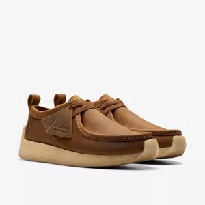 Clarks Originals Ronnie Fieg's ROSSENDALE Brown Beeswax Leather Shoes - Picture 1 of 6