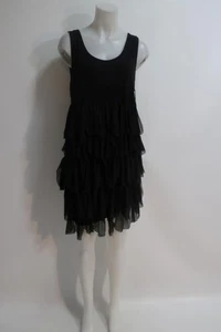 Vestido sin mangas Alfani negro en capas XL para mujer - Imagen 1 de 12