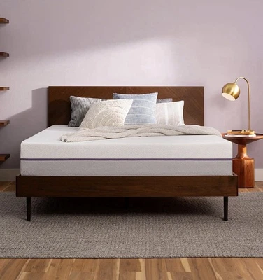 Purple Memory Foam Cooling Motion Separation Medium Mattress 9.25" - Image 1 of 2